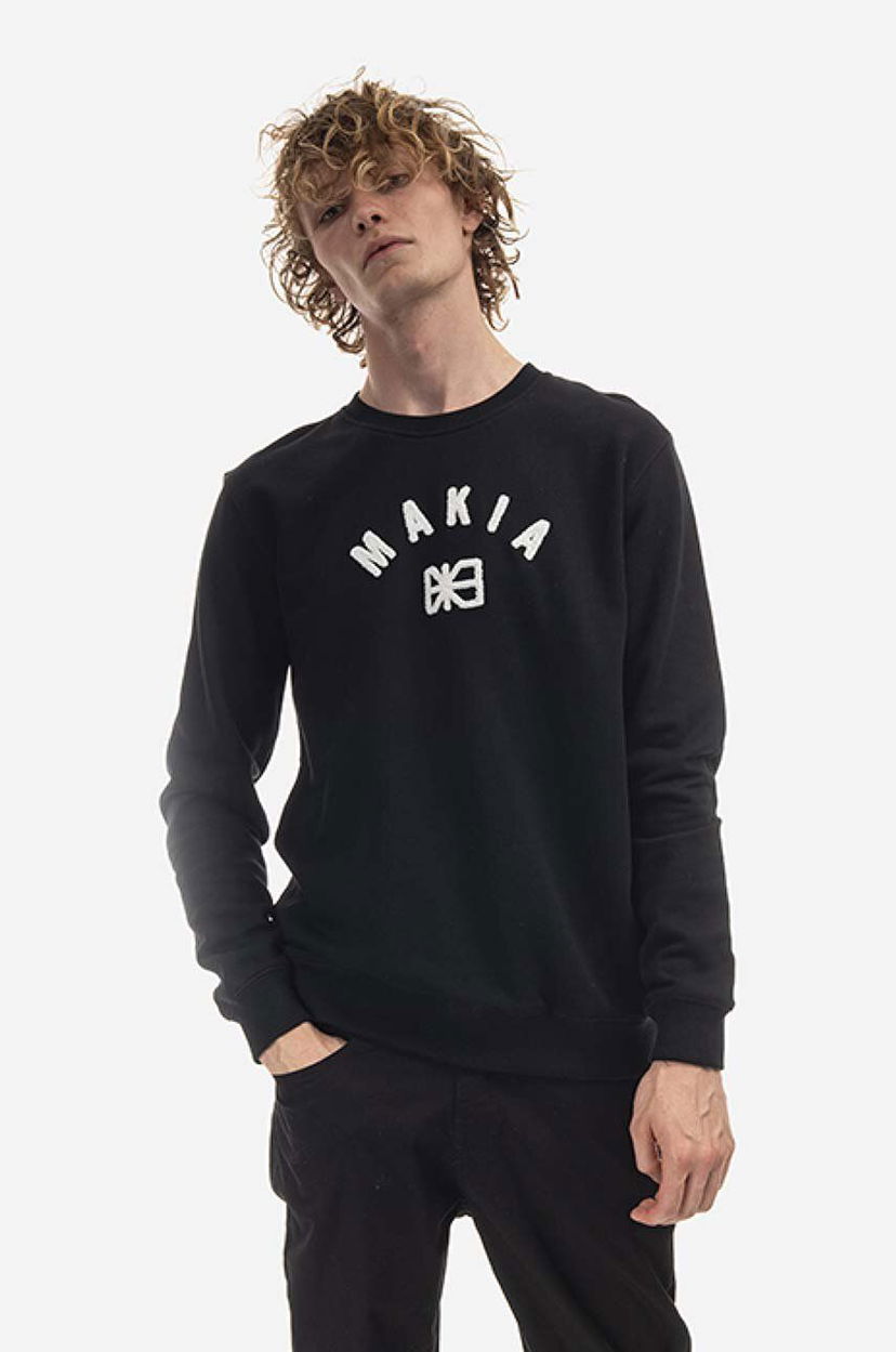 Суитчър Makia Sweatshirt Crewneck Черно | M41089