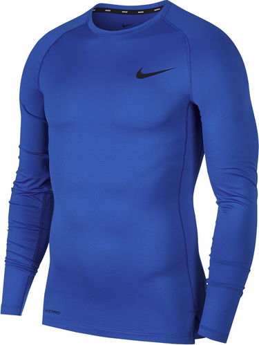 Тениска Nike Nike Pro Long Sleeve Compression Shirt Синьо | bv5588-480, 0