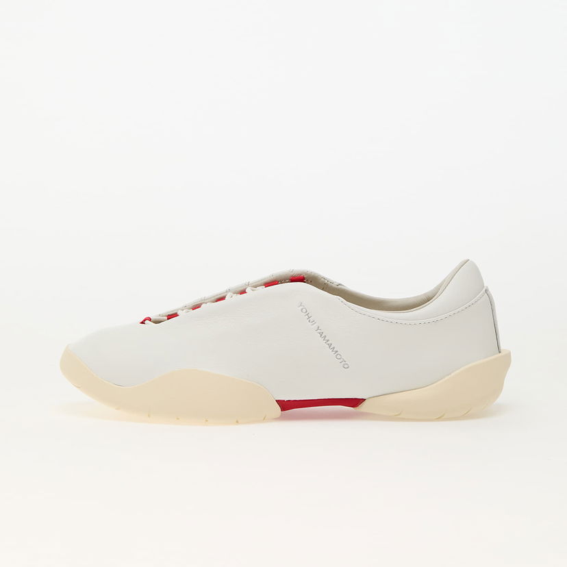Кецове и обувки Y-3 Regu Mary Jane Core White/ Crew White/ Better Scarlet Бяло | JS1114