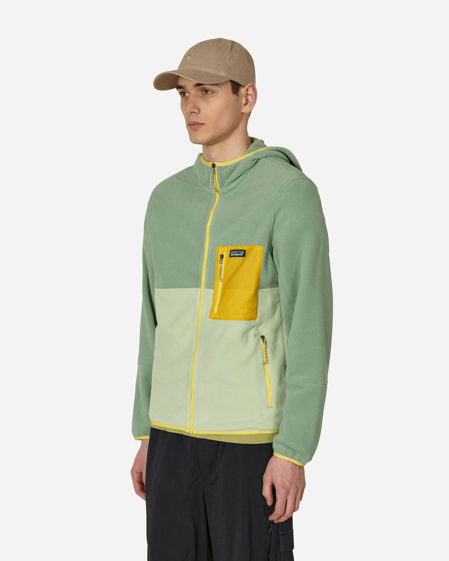 Суитчър Patagonia Microdini Hoodie Зелено | 26210 SLVG, 1