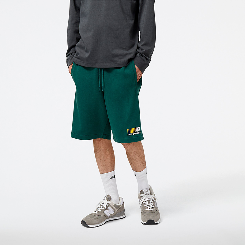 Къси панталони New Balance Shorts Зелено | MS31908NWG, 0