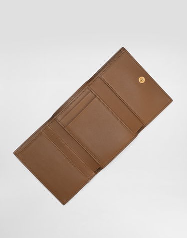 Портфейл Dolce & Gabbana Dolce & Gabbana Plongé Calfskin Small Wallet Кафяво | BI0770A9S258Z093, 3