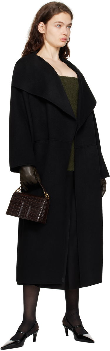 Дамска чанта TOTEME TOTEME Mini T-Flap Bag Кафяво | 244-WAL0049-LE0076, 4
