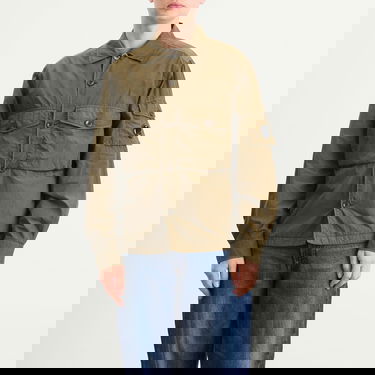 Яке C.P. Company Chrome-R Overshirt Зелено | 19CMOS087A-005904G-683, 2