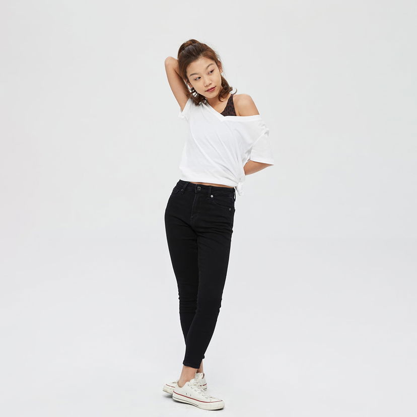 Дънки GAP Denim Pants Jegging - High Rise Black Clermont Черно | 619230-00