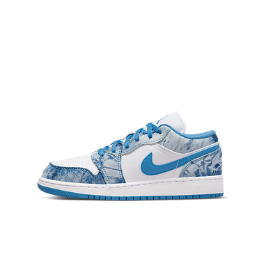 Кецове и обувки Jordan Air Jordan 1 Low "Washed Denim" GS Синьо | DM8947-100, 0
