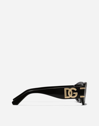 Слънчеви очила Dolce & Gabbana Dolce & Gabbana DG Griffe Oval Sunglasses Черно | VG4502VP1879V000, 3
