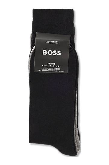 Чорапи BOSS Three pairs of regular-length logo socks Многоцветен | 50547840, 1
