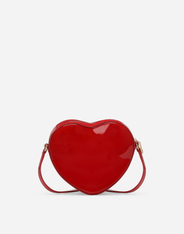 Дамска чанта Dolce & Gabbana Dolce & Gabbana Dg Girlie Heart Shaped Patent Leather Crossbody Bag Червено | EB0248A147187124, 3