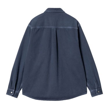 Риза Carhartt WIP Stone Dyed Shirt Jacket Синьо | I033750_8, 4