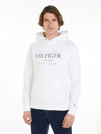 Суитчър Tommy Hilfiger Pullover Hoodie Бяло | MW0MW35523YBR