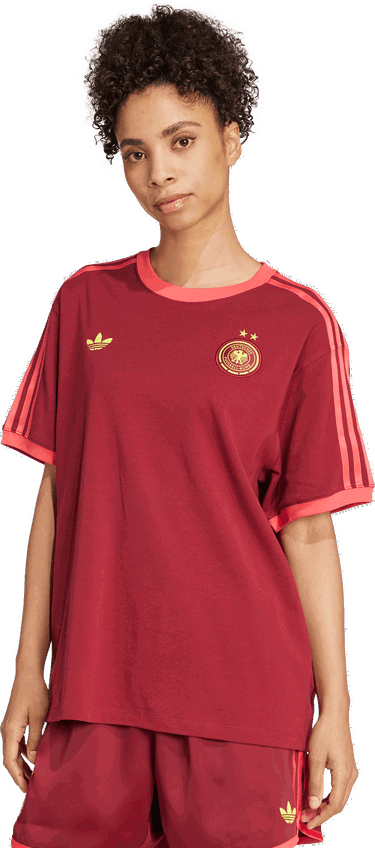 Тениска adidas Originals adidas Originals DFB T-Shirt Червено | jj0350, 2