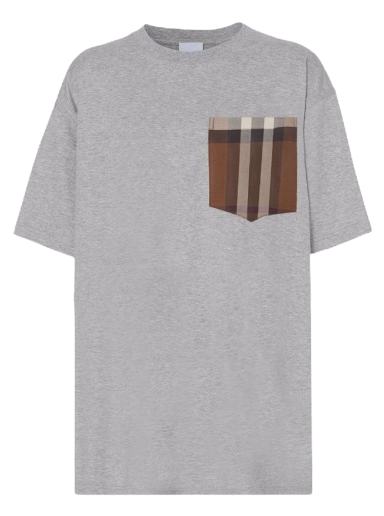 Check Print Pocket Tee