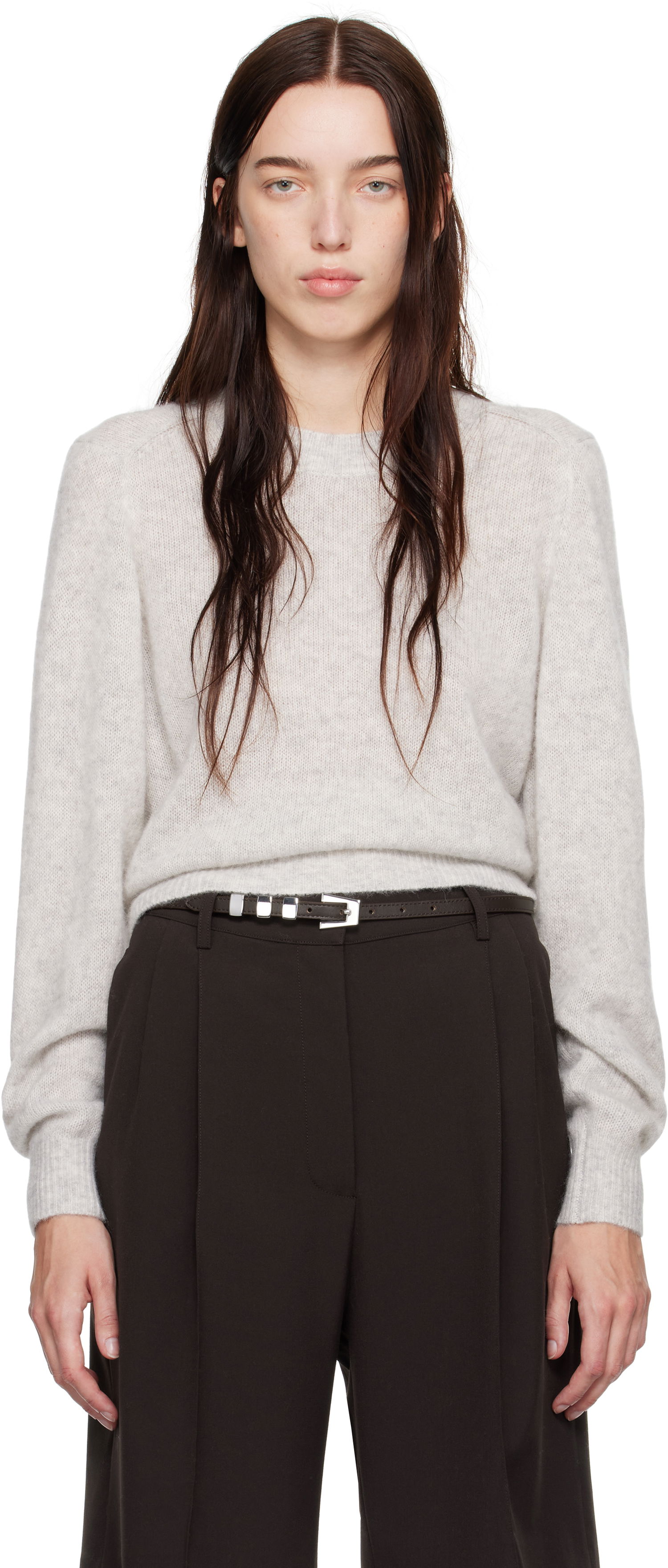 Пуловер ISABEL MARANT Sweater Crewneck Сиво | PU0558FA-B3L01I, 0
