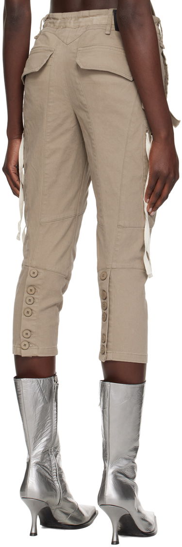 Карго панталони Ottolinger Ottolinger Cropped Cargo Pants Бежово | 0903801, 2