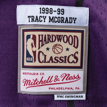 Фланелка Mitchell & Ness NBA Swingman Jersey Toronto Raptors Tracy McGrady Лилаво | SMJYGS18215-TRAPURP98TMC, 2