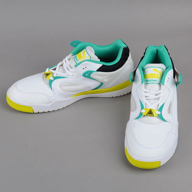 Кецове и обувки Puma Trinomic Serve Evo white - fluo teal Многоцветен | 357664 01, 2