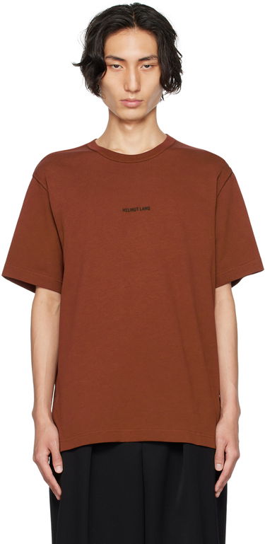 Тениска Helmut Lang Inside Out T-Shirt Кафяво | N04HM510, 0