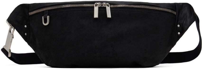 Чанта за кръста Rick Owens Black Porterville Bumbag Pouch Черно | RA02D0531 LBA, 0