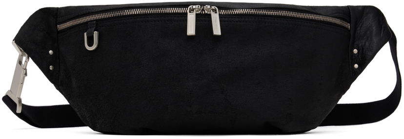 Чанта за кръста Rick Owens Black Porterville Bumbag Pouch Черно | RA02D0531 LBA