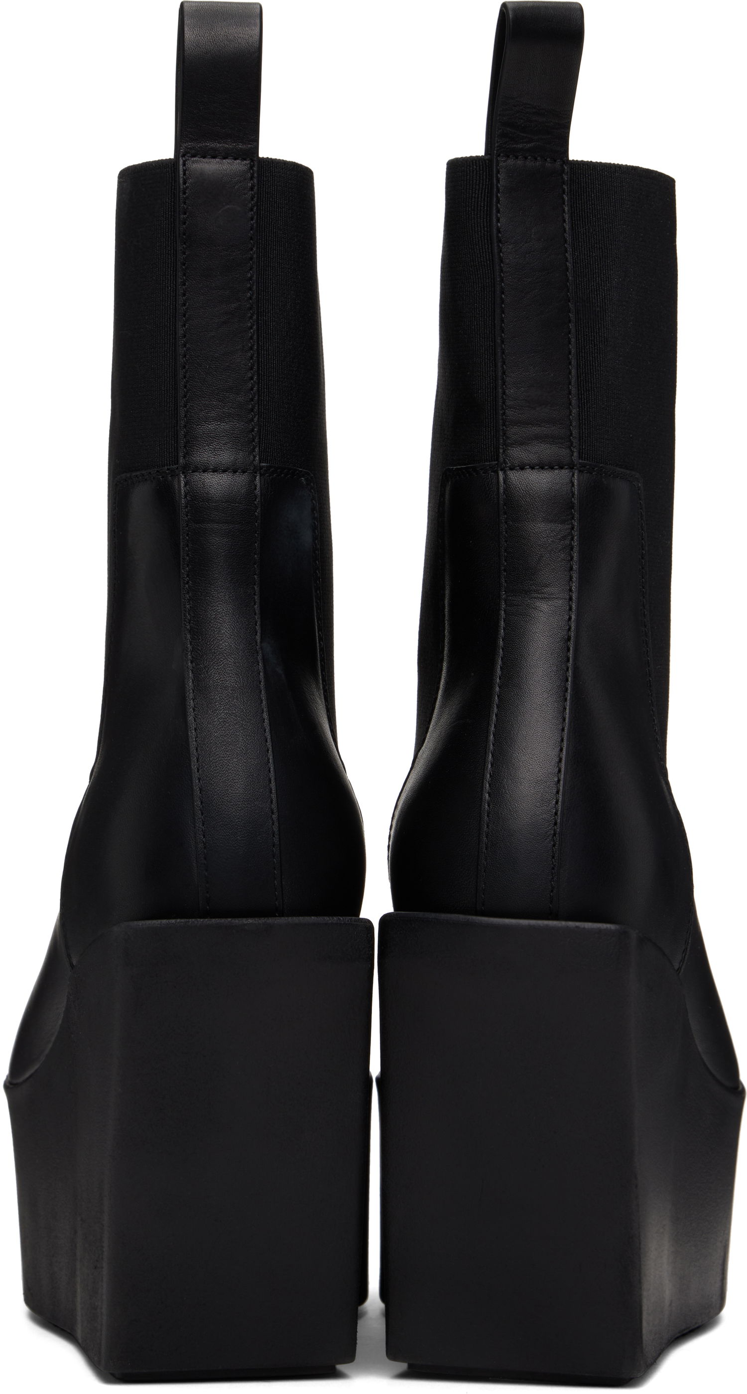 Облекло Rick Owens Rick Owens Hollywood Sliver Platform Beatle Boots Черно | RP01E7851 LOO, 1
