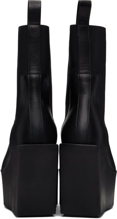 Облекло Rick Owens Rick Owens Hollywood Sliver Platform Beatle Boots Черно | RP01E7851 LOO, 1