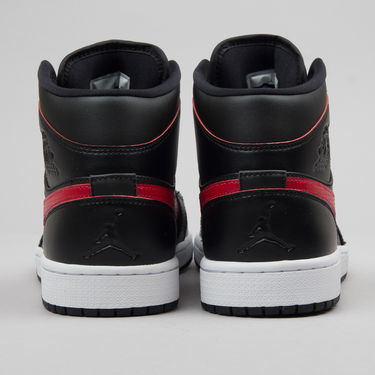 Кецове и обувки Jordan Air Jordan 1 Retro Mid "Black Team Red" Черно | 554724-009, 3