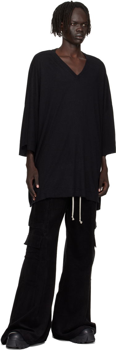 Тениска Rick Owens Rick Owens Concordians V Tommy T-Shirt Черно | RU02E1279 JR, 3