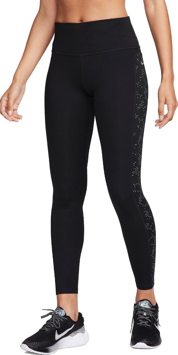 Клинове Nike Dri-Fit Fast Mid-Rise 7/8 Tights with Reflective Side Detail Черно | fb4579-010