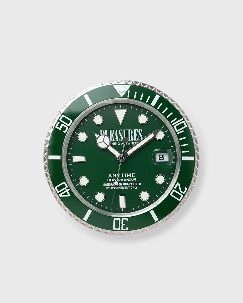 Домашен декор Pleasures Wall Clock Зелено | P25SP051-GREEN