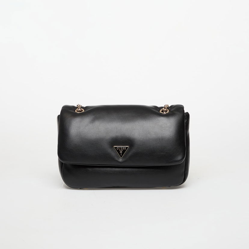 Дамска чанта GUESS Sunetra Convertible Xbody Flap Черно | HWNG7534210-BLA