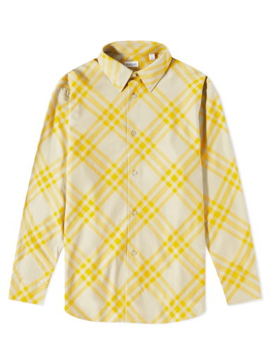 Риза Burberry Check Shirt Жълто | 8079165-B7363