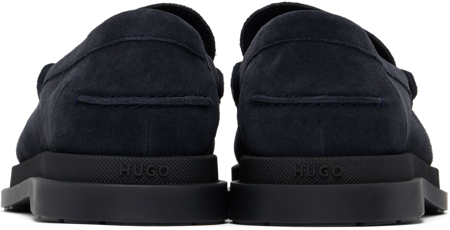 Кецове и обувки BOSS Hugo Suede Loafers Тъмно синьо | 50536215, 1