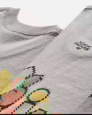 Тениска Slam Jam Andre Thompson 'Stay Jam Chaos & Order' Crewneck T-Shirt Бежово | SJANDRETEE2 GRY, 4
