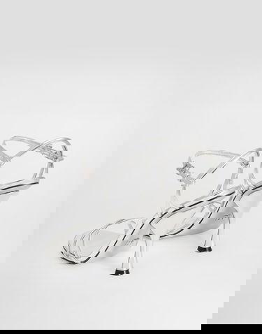 Кецове и обувки Dolce & Gabbana Dolce & Gabbana Mirror Calfskin Sandals Металик | CR1943AY82880998, 2