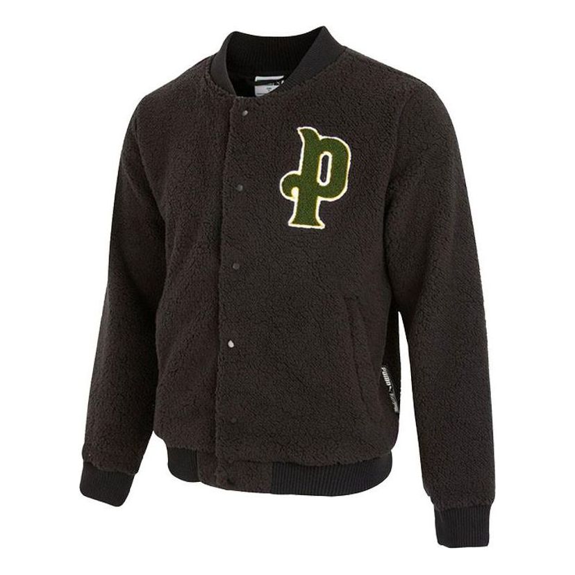 Яке бомбър Puma Sherpa Baseball Jacket Черно | 536182-01, 0
