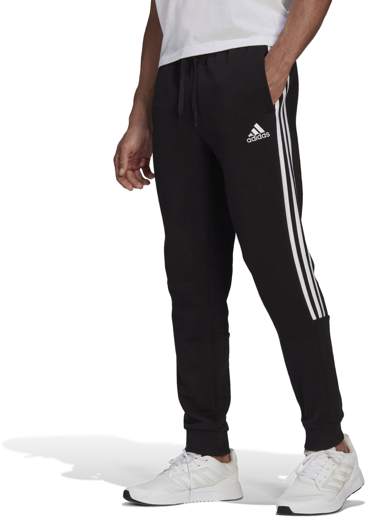 Спортни панталони adidas Performance Essentials Fleece Черно | gk8967, 0