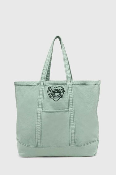 Голяма пазарска чанта Human Made Garment Dyed Tote Bag Зелено | HM27GD037, 0