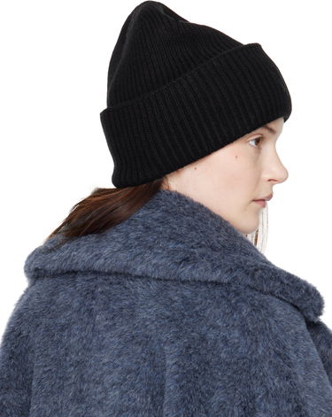 Шапка Max Mara Max Mara Embroidered Logo Beanie Черно | 2424576022600 MM02257, 2