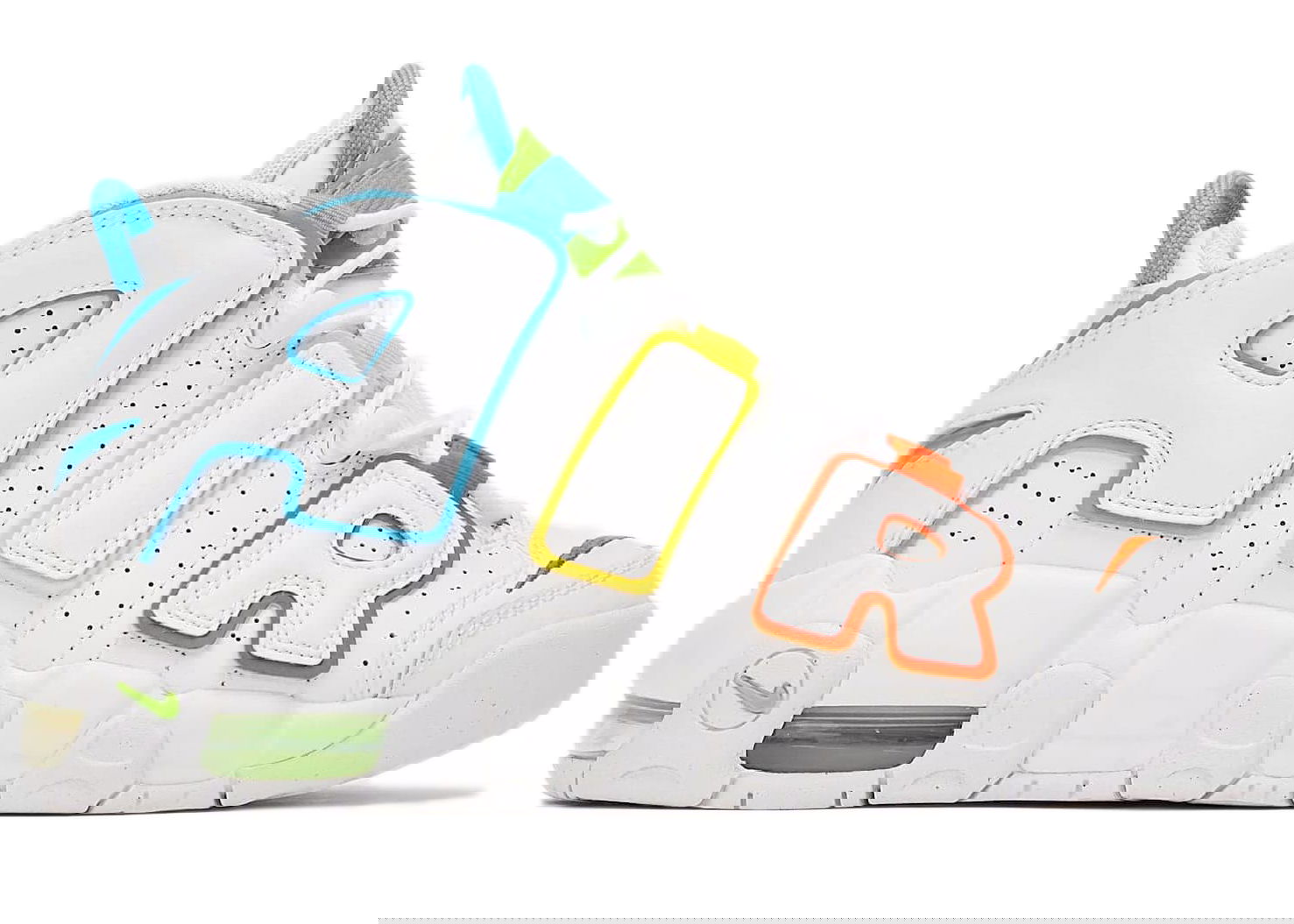 Кецове и обувки Nike Air More Uptempo "White Multi-Color" Многоцветен | FJ4624-100, 0