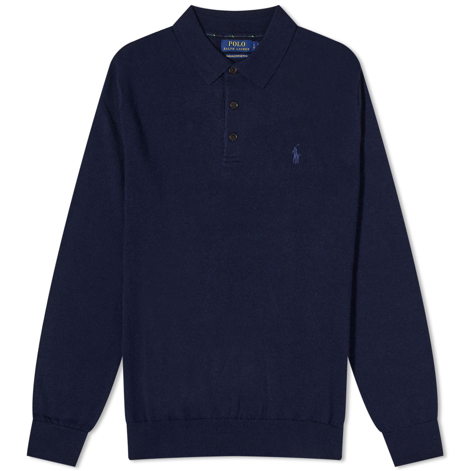 Пуловер Polo by Ralph Lauren Knitted Polo Hunter Crewneck Тъмно синьо | 710876852003, 0
