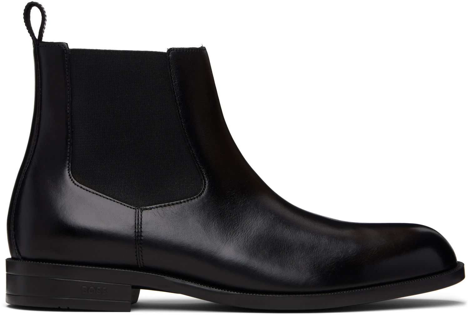 Кецове и обувки BOSS BOSS Leather Chelsea Boots Черно | 50552489, 0