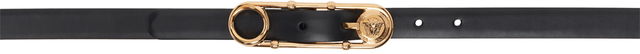Versace Safety Pin Leather Belt