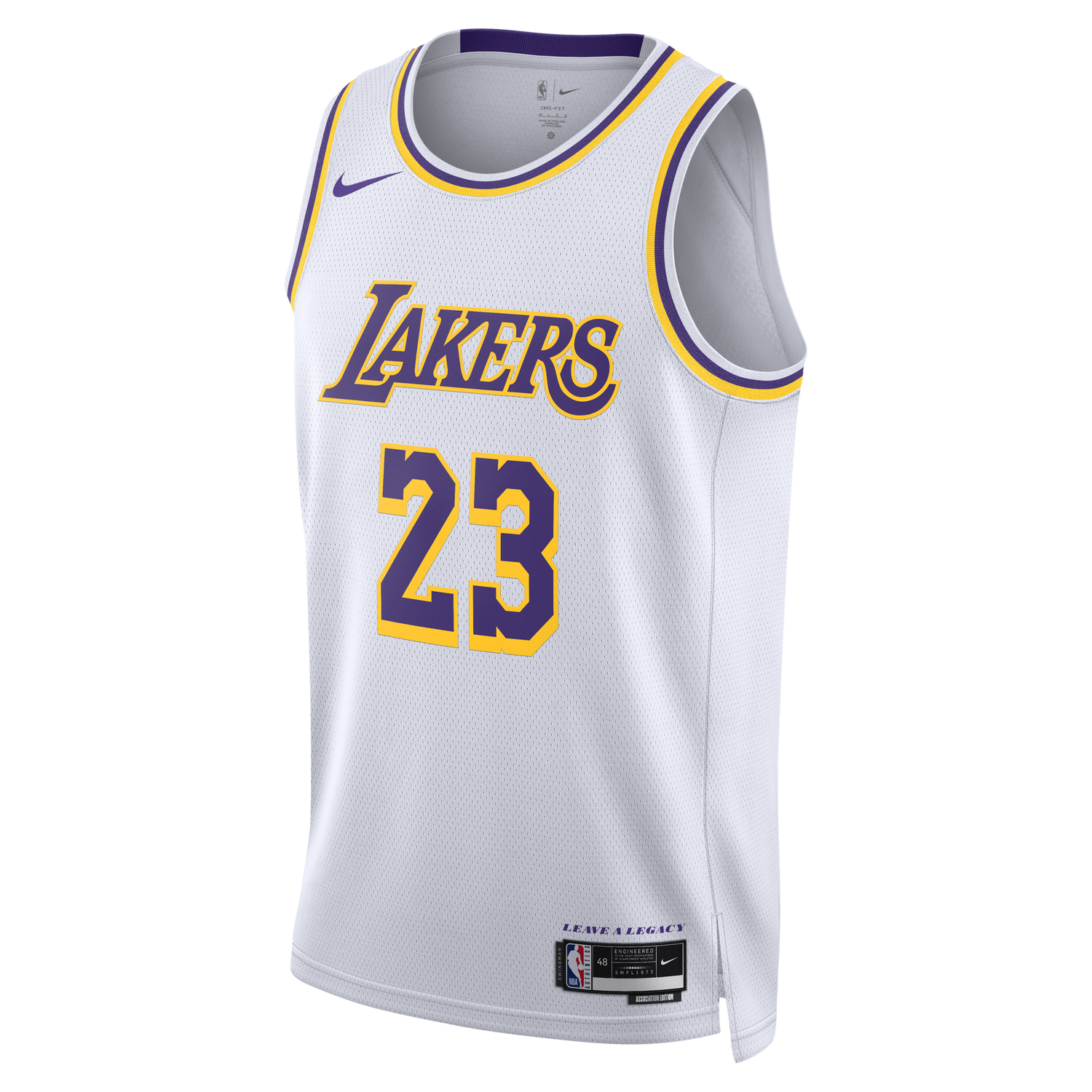 Потник Nike Dri-FIT NBA Swingman Los Angeles Lakers Association Edition 2022/2023 Бяло | DN2081-103, 0