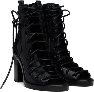 Облекло Ann Demeulemeester Ann Demeulemeester Bernardina Lace-Up Heeled Sandals Черно | CO00-W-S06-LT160-099, 3