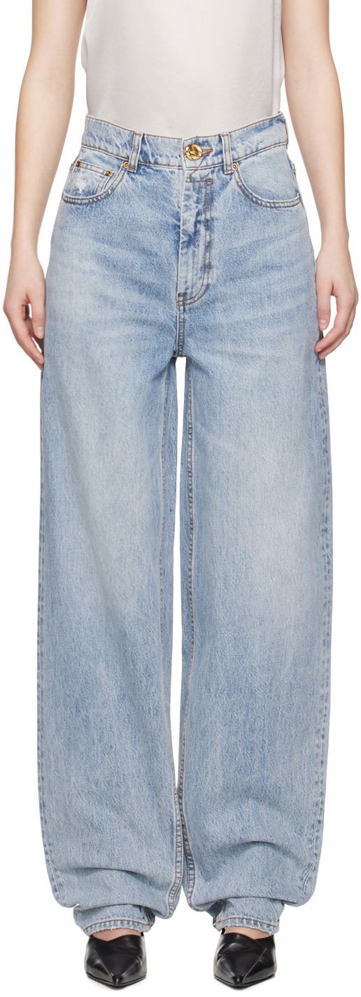 Дънки ZIMMERMANN Zimmermann Natura Oversize Barrel Jeans Синьо | 9212PS241, 0