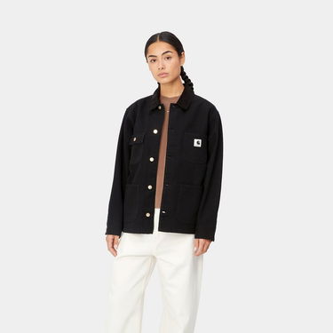 Палта Carhartt WIP OG Michigan Coat "Black rinsed" Черно | I031570_00E_02, 0