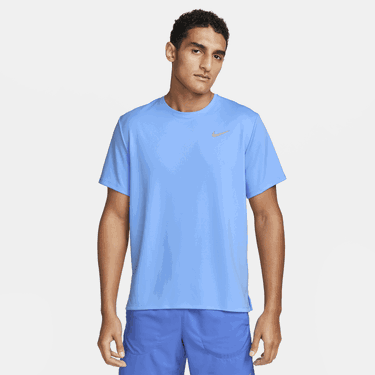 Тениска Nike Dri-FIT UV Short Sleeve Running T-Shirt Синьо | DV9315-412, 3