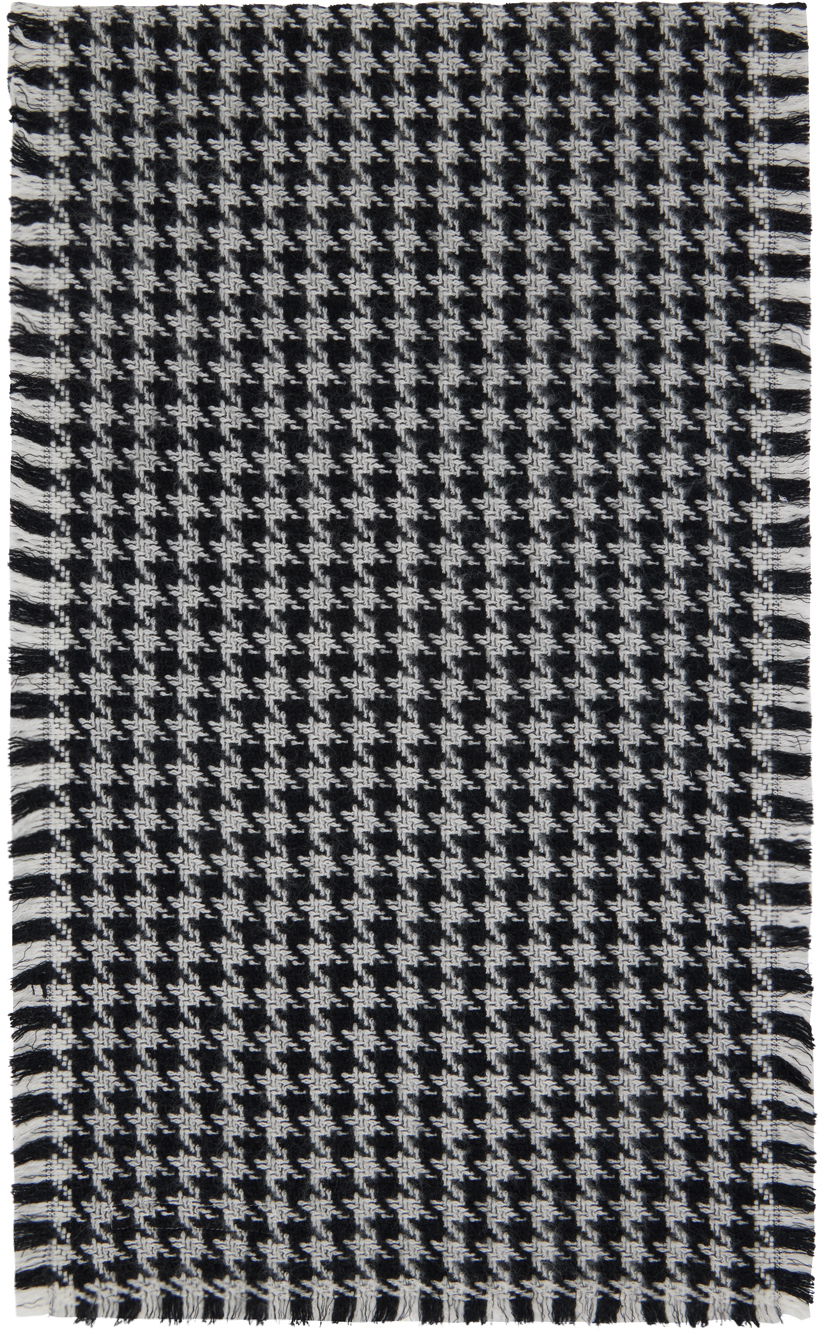 Шал Acne Studios Houndstooth Scarf Черно | CA0307-