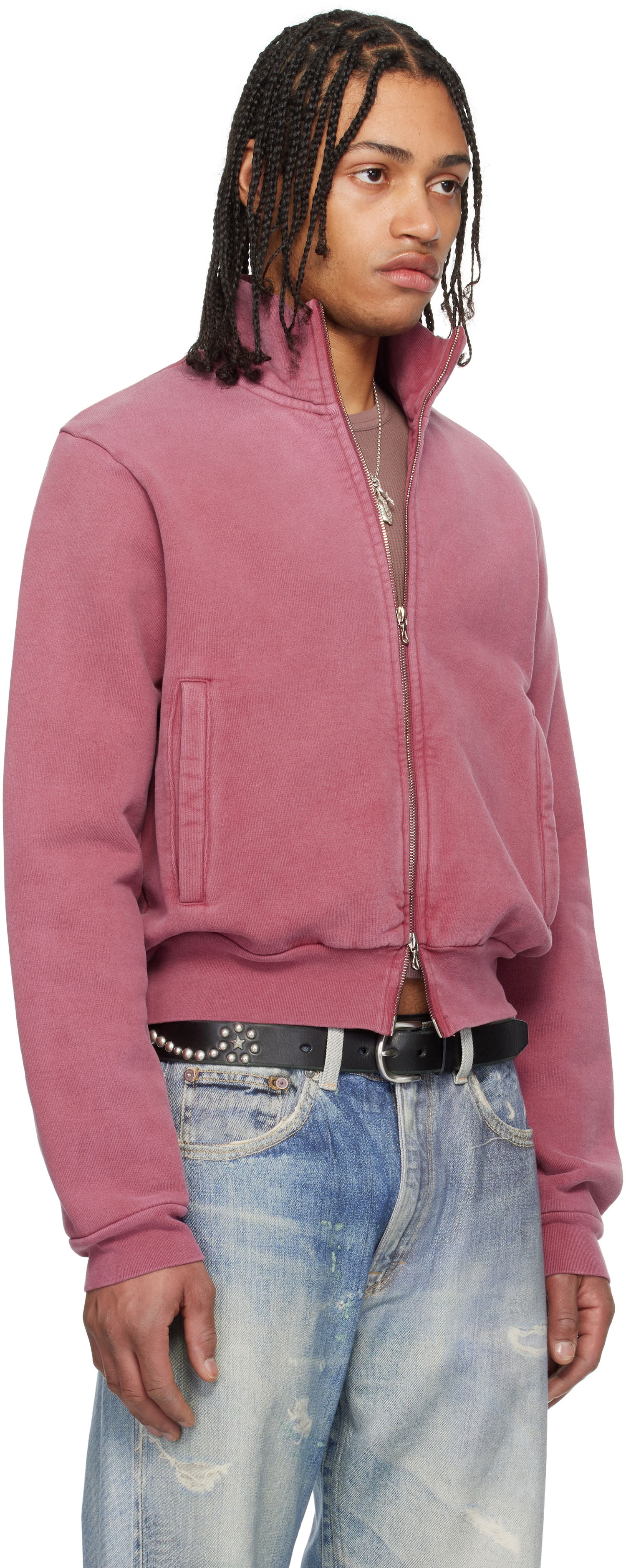 Суитчър OUR LEGACY Our Legacy Mob Zip-Up Sweater Розово | M2256MR, 1